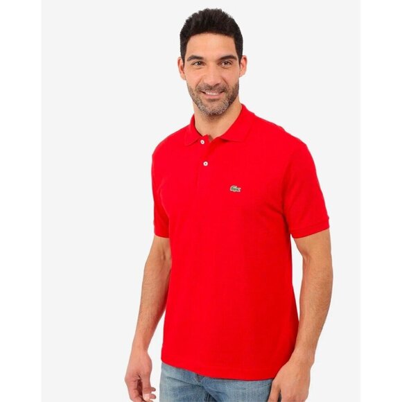 Lacoste Polo Shirt Short Sleeve Red SZ XL - Picture 6 of 16